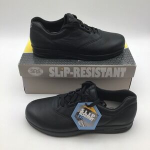 SAS Liberty Black Slip Resistant Work Shoes Womens Size 9.5 N 2070-013 USA NEW